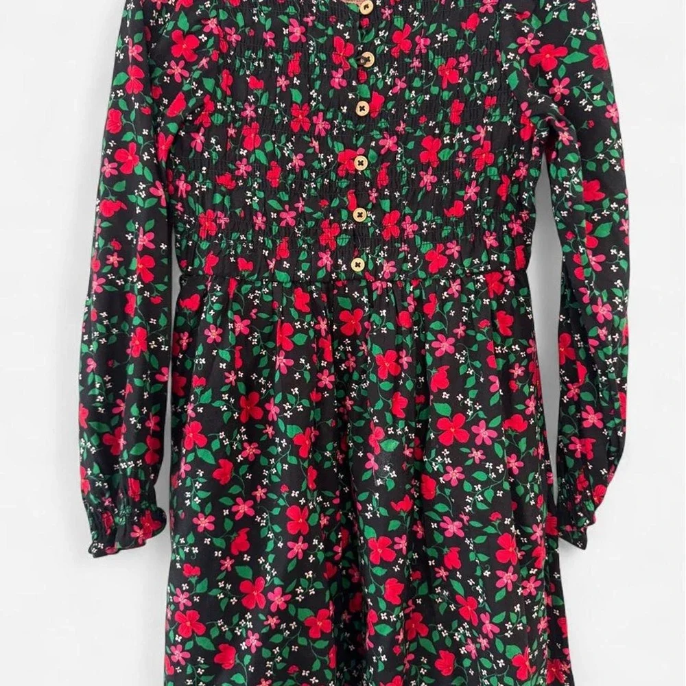 Cat jack kids girls floral dress Zise M8
